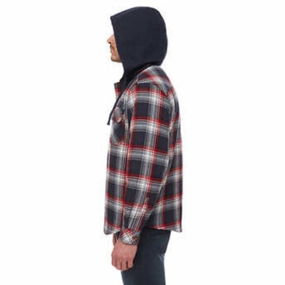 Legendary Outfitters Men’s Shirt Jacket with Hood NWT - Picture 4 of 4